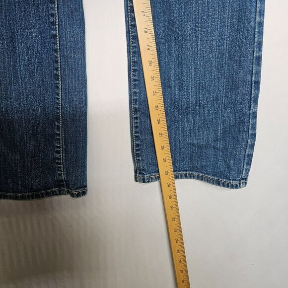 Levis Womens 550 Relaxed Fit Bootcut Jeans Size 12 Medium Blue Denim Casual - Picture 10 of 11